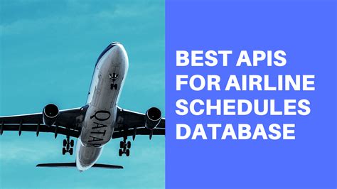 airline schedules database free